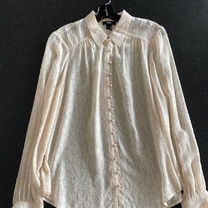 Paige silk button up